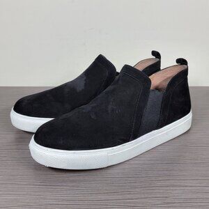 Caslon Ezra Slip-On Sneaker, Black Suede, Womens Size 7 M